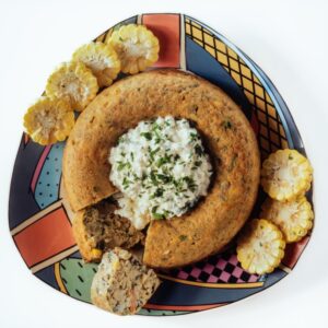 CIAMBELLA SALATA CON PATATE E MAIS E FIOCCHI DI LATTE - 4110