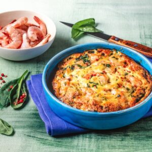 TORTINO DI SPINACI E GAMBERI - 4127