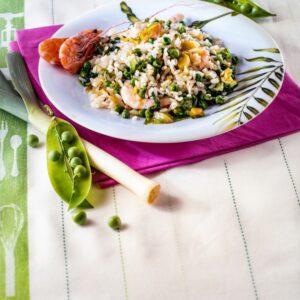 RISOTTO CON PISELLI E GAMBERI - 4149