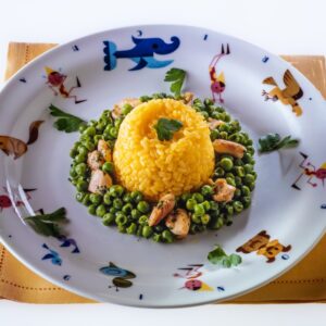 SFORMATINI DI RISOTTO CON PISELLI E SALMONE - 4150