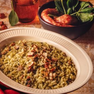 RISOTTO CON SALSICCIA SPINACI E NOCCIOLE - 4166