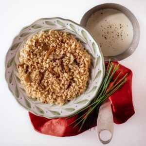 RISOTTO CON FUNGHI PORCINI E PANNA - 4168