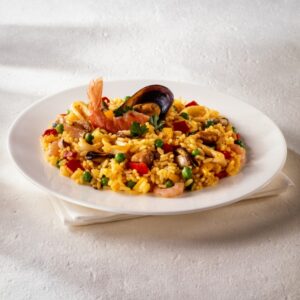 RISOTTO ALLA PESCATORA CON COZZE GAMBERI E PEPERONI - 4174