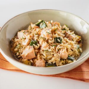 RISOTTO CON ZUCCHINE E SALMONE - 4175