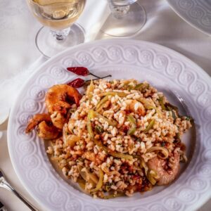 RISOTTO CON PEPERONCINI PEPERONI E GAMBERI - 4177