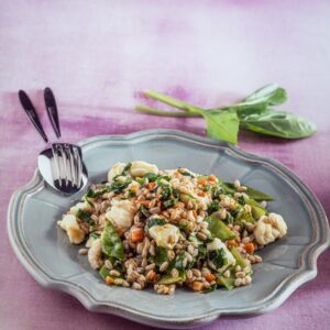 ORZOTTO CON TACCOLE E CODA DI ROSPO - 4178