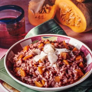 RISOTTO CON ZUCCA E VINO ROSSO - 4179