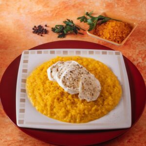 RISOTTO ALLO ZAFFERANO CON MOZZARELLA - 4193