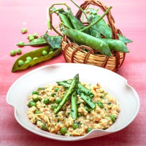 RISOTTO CON ASPARAGI PISELLI E POMODORI - 4211