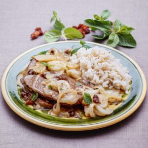 RISOTTO ALLA PARMIGIANA CON FEGATO AROMATICO - 4210