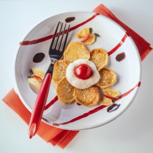 PATATE FRITTE CON MOZZARELLA E POMODORO - 4324