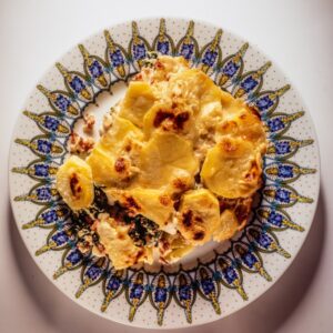 PATATE GRATINATE CON SPINACI - 4352