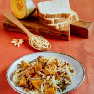 ZUCCA E CIPOLLE IN AGRODOLCE
