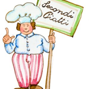 MINI CHEF CON CARTELLO SECONDI PIATTI - 0098 - 1314