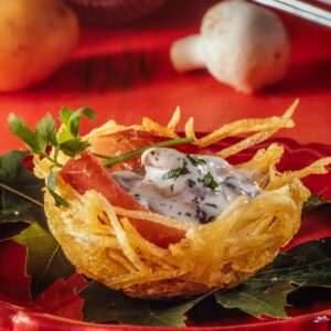 CESTINO DI PATATE CON FUNGHI CHAMPIGNONS - 5812