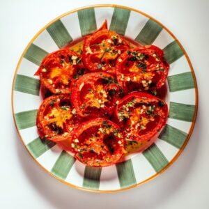 POMODORI TIEPIDI CON AGLIO E PREZZEMOLO - 5860