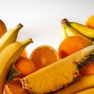 STILL LIFE FRUTTA BANANE ARANCE ANANAS - 5954