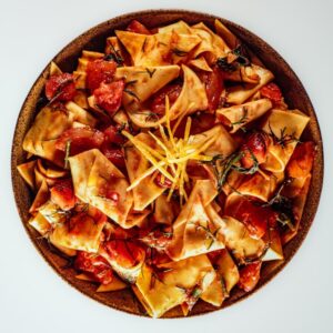 STRACCI CON FINOCCHIETTO SELVATICO POMODORI E LIMONE - 5974