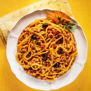 BIGOLI AL RAGÙ DI VITELLO OLIVE E ZAFFERANO - 5982