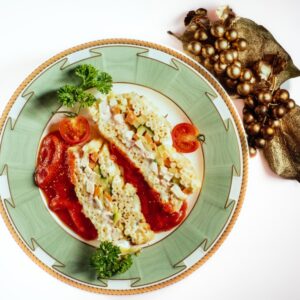 SFORMATO CON BUCATINI E VERDURE - 5989