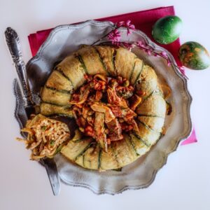 SFORMATTO DI SPAGHETTI CON PISELLI POMODORI E ASPARAGI - 6023