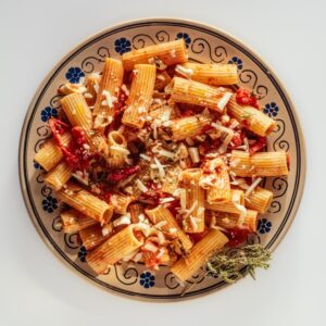 TORTIGLIONI CON POMODOR PEPERONCINO E RICOTTA MARZOTICA - 6026