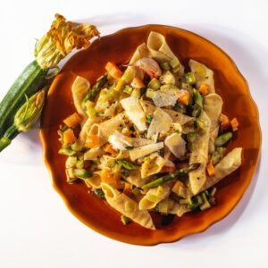 GARGANELLI CON CAROTE E ASPARAGI - 6029