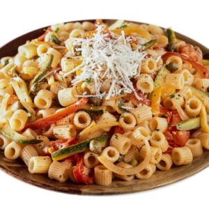 DITALI CON PEPERONI ZUCCHINE CAPPERI PECORINO - 6043