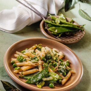 PENNE CON TACCOLE FAVE E PISELLI - 6065