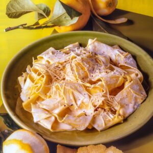 PAPPARDELLE CON PANNA E LIMONI - 6070