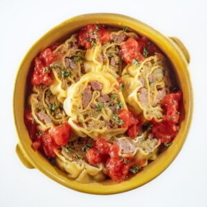 PIROFILA DI REGINETTE ARROTOLATE CON CARNE E POMODORI - 6102