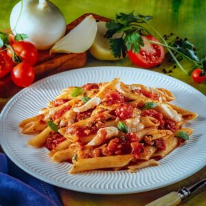 PENNE CON POMODORO ORATA E BASILICO - 6121