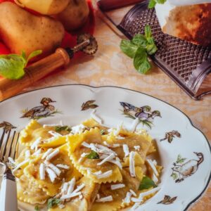 RAVIOLI CON PATATE E RICOTTA AL FORNO - 6132