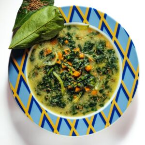 ZUPPA DI ERBETTE E CUMINO