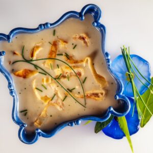 VELLUTATA AGLI CHAMPIGNON CON CREPES PROSCIUTTO E FORMAGGIO - 6222