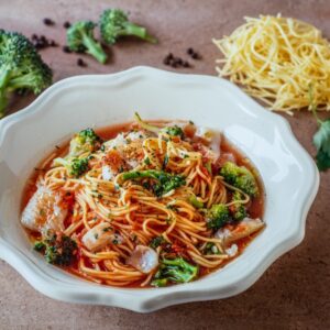 TALGIOLINI IN BRODO CON RAZZA E POMODORO - 6230