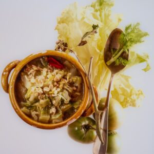 ZUPPA DI SCAROLA ORZO E POMODORI - 6234