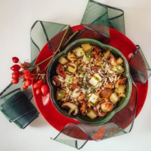 MINESTRA CON RISO E FUNGHI - 6263