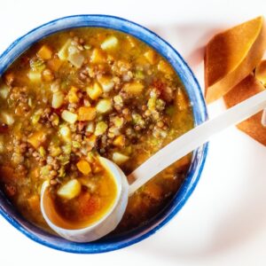 ZUPPA DI LENTICCHIE ZUCCA PATATE CAROTE POMODORO