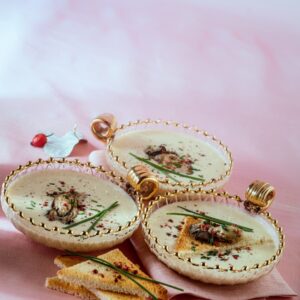 ZUPPA ALLA PANNA E OSTRICHE - 6268