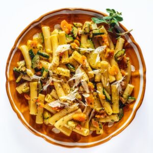 MACCHERONI CON ZUCCHINE E CAROTE - 6283