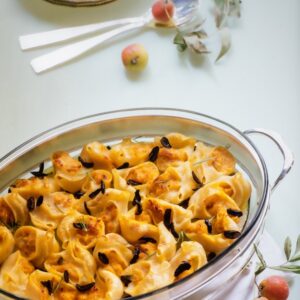 Pipe farcite con zucca amaretti