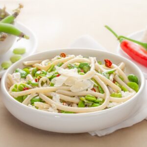 PASTA MISTA CON FAVE FRESCHE E RICOTTA - 0805