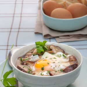 ZUPPA DI FUNGHI PORCINI ALL'UOVO - 0971
