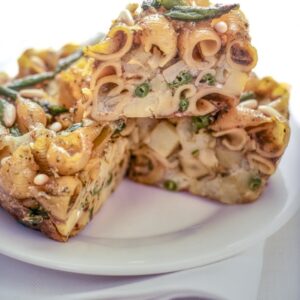 Torta di pasta con fagiolini e patate  - S 2405077