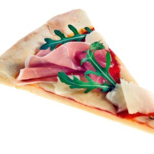 PIZZA AL PROSCIUTTO CRUDO, RUCOLA E SCAGLIE DI GRANA - 0162