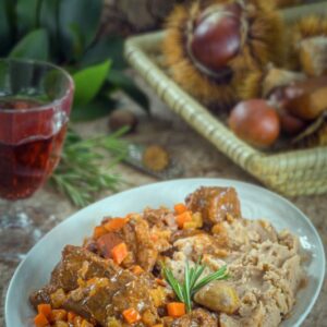 STUFATO DI CINGHIALE CON PURE' DI CASTAGNE - K3808