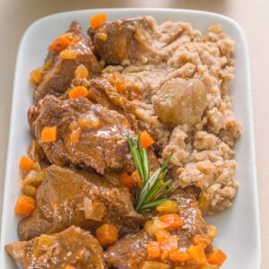 STUFATO DI CINGHIALE CON PURE' DI CASTAGNE - K3812
