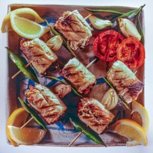 SPIEDINI DI INVOLTINI PESCE SPADA - S 33950