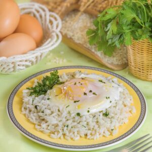 RISO CON UOVA AFFOGATE - K5054